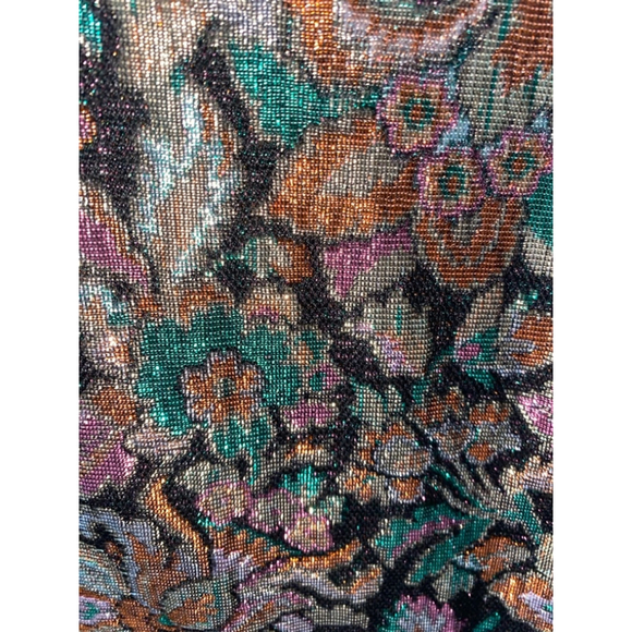 Women's Denise Fashions Dress, Size M, Black & Multi - Picture 2 of 6